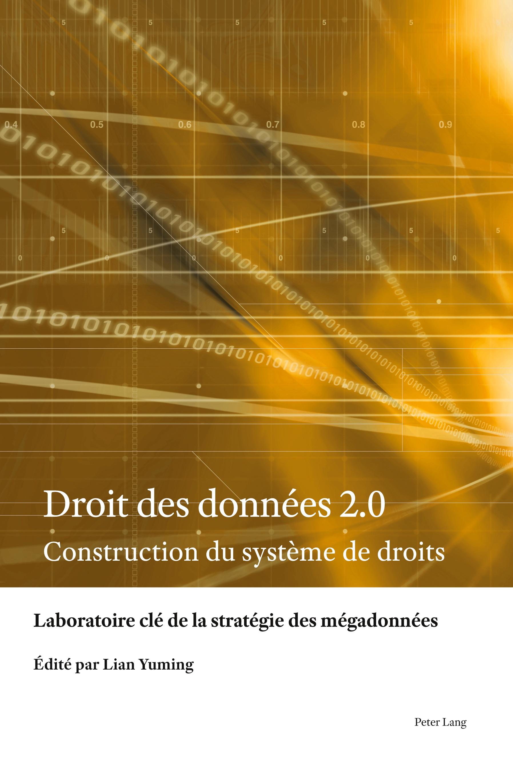 Vorderes Coverbild Droit des données 2.0