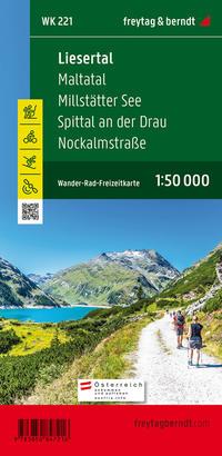 Vorderes Coverbild Liesertal, Maltatal, Millstätter See, Spittal an der  Drau, Nockalmstrasse 1 : 50 000