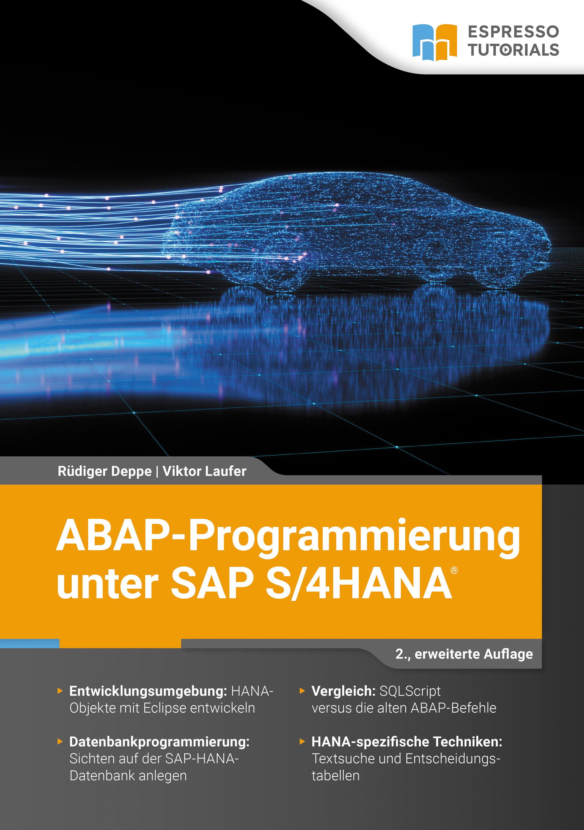Vorderes Coverbild ABAP-Programmierung unter SAP S/4HANA