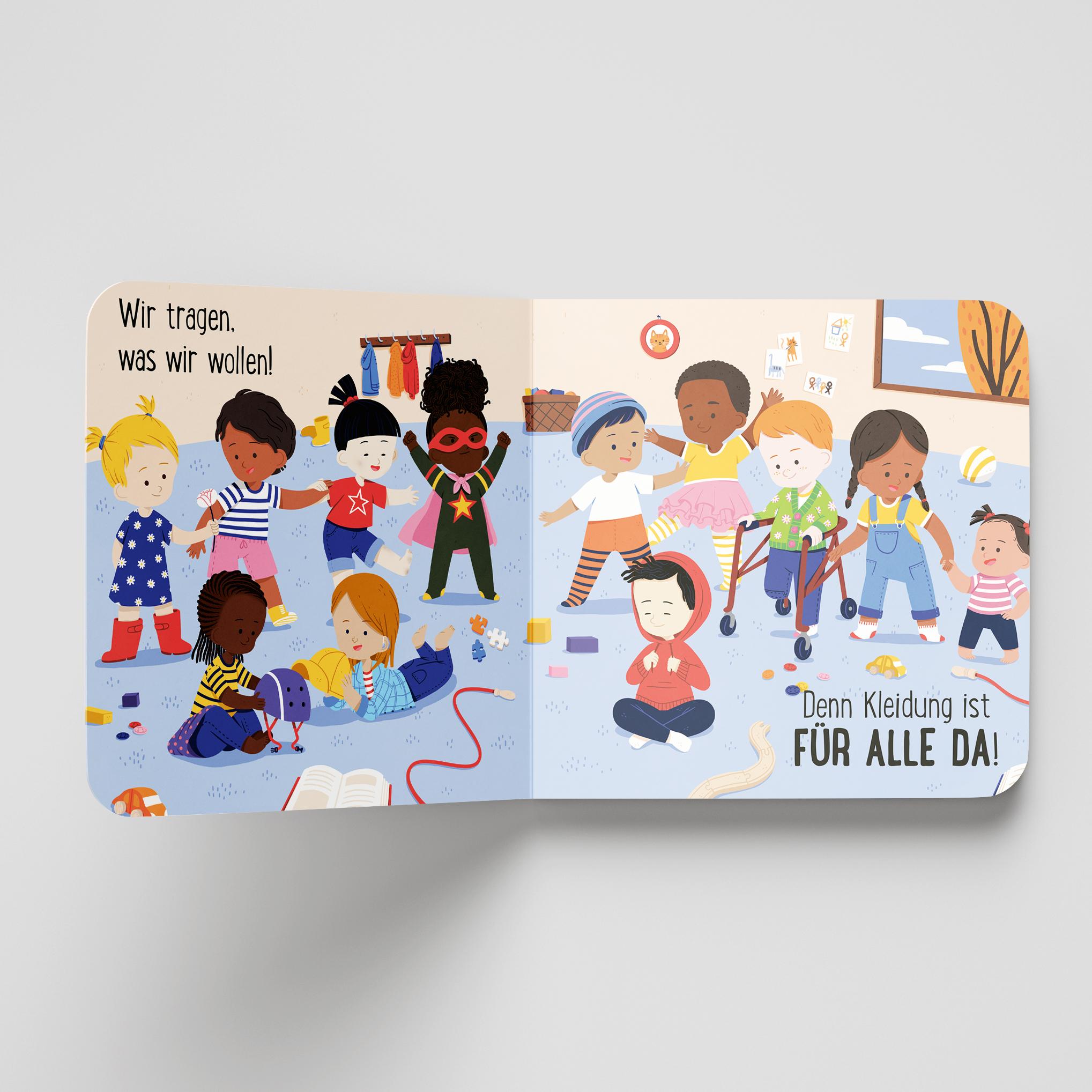 Beispielinhalt (Bild) Kleidung ist für alle da!