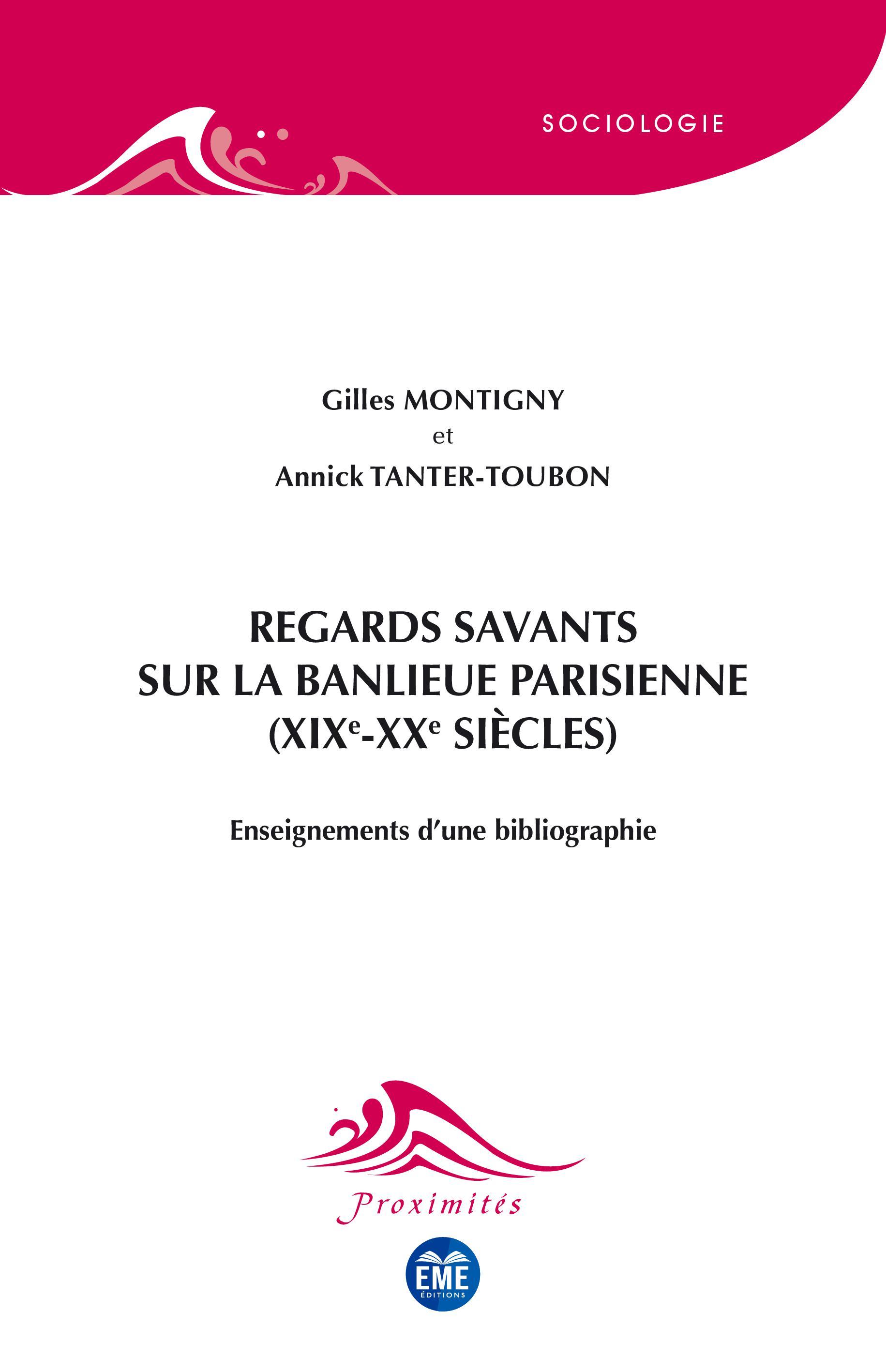 Vorderes Coverbild Regards savants sur la banlieu parisienne (XIXe-XXe siècles)