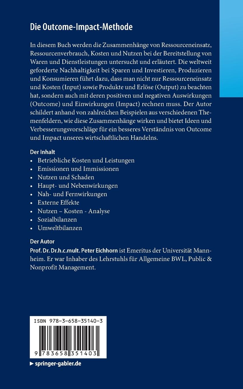 Rückseitencover Die Outcome-Impact-Methode