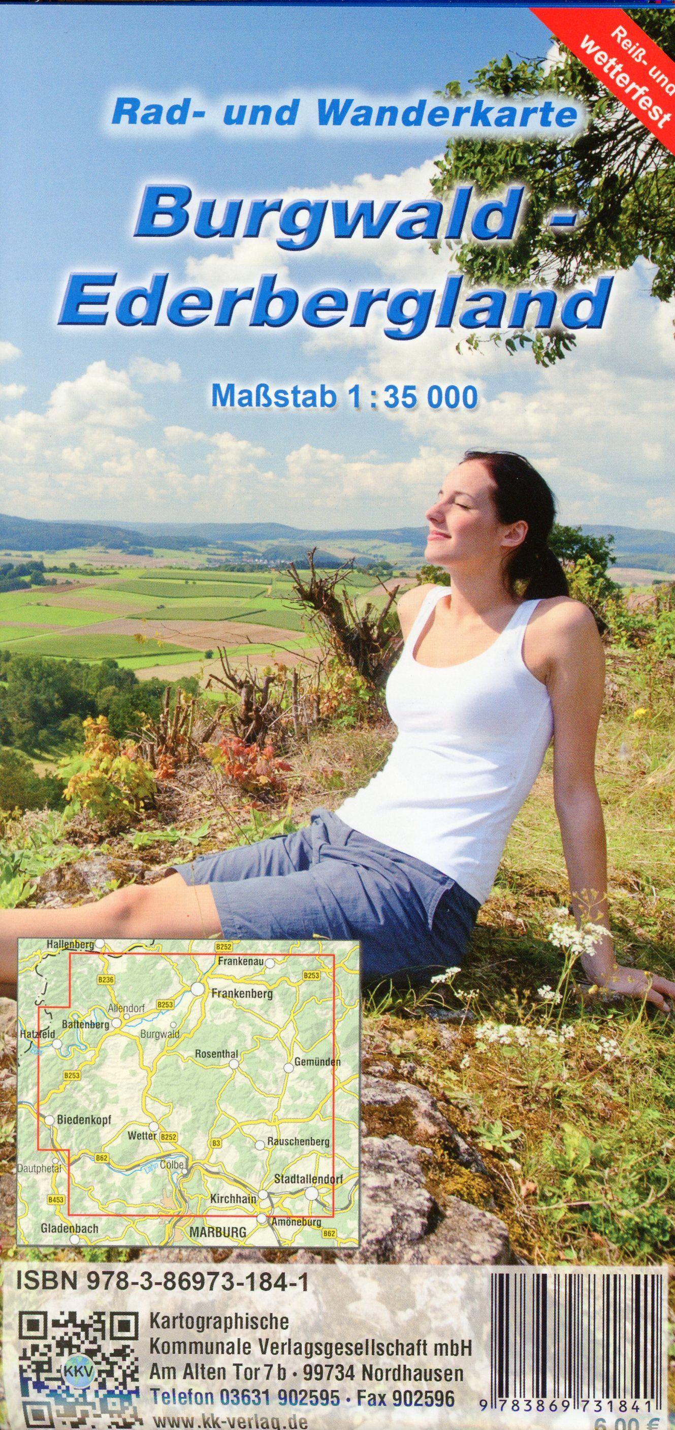 Vorderes Coverbild Burgwald - Ederbergland 1 : 35 000