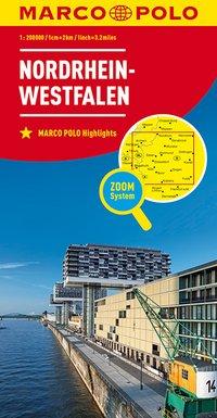 Vorderes Coverbild MARCO POLO Regionalkarte Deutschland 05 Nordrhein-Westfalen 1:200.000