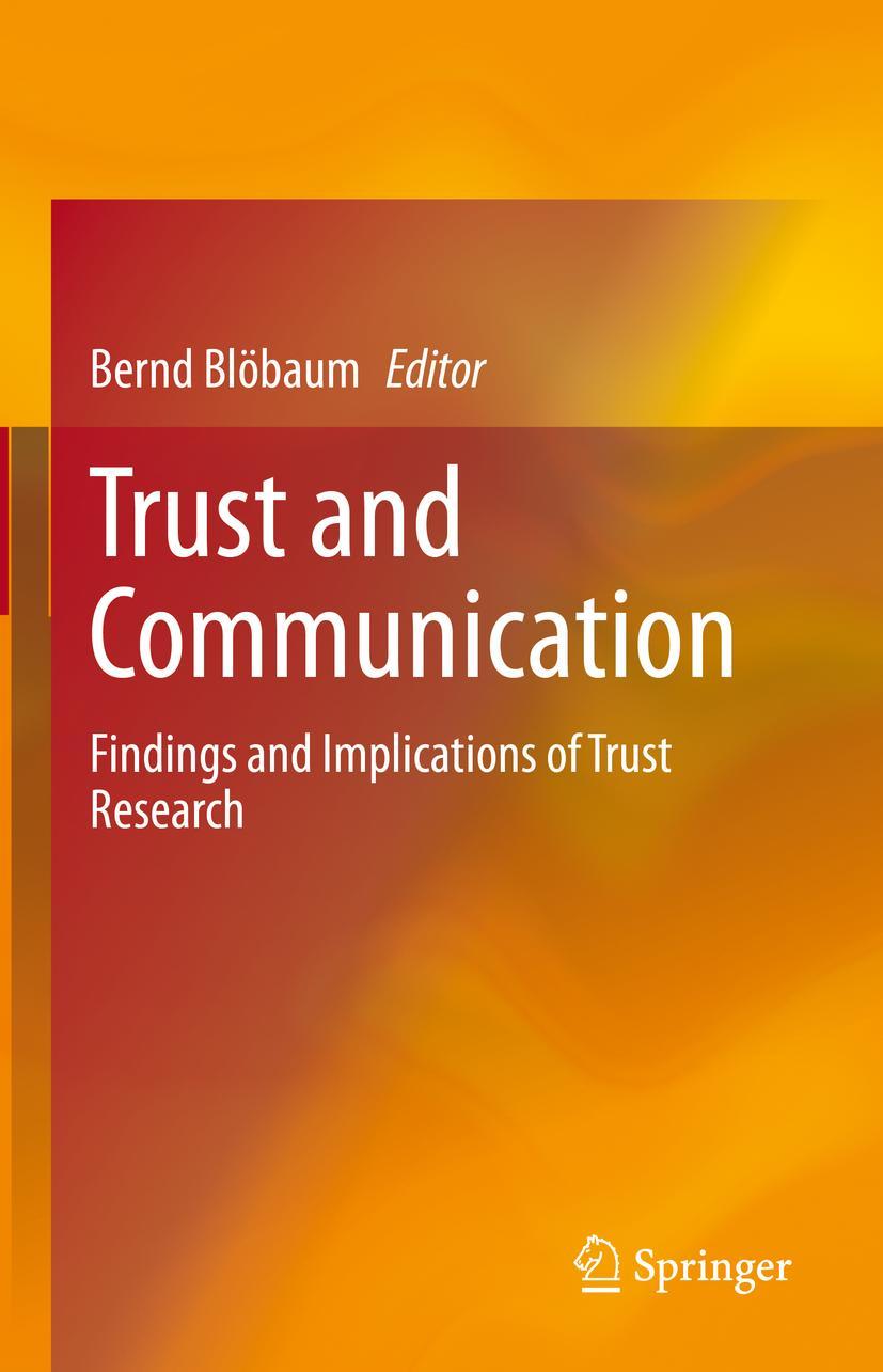 Vorderes Coverbild Trust and Communication