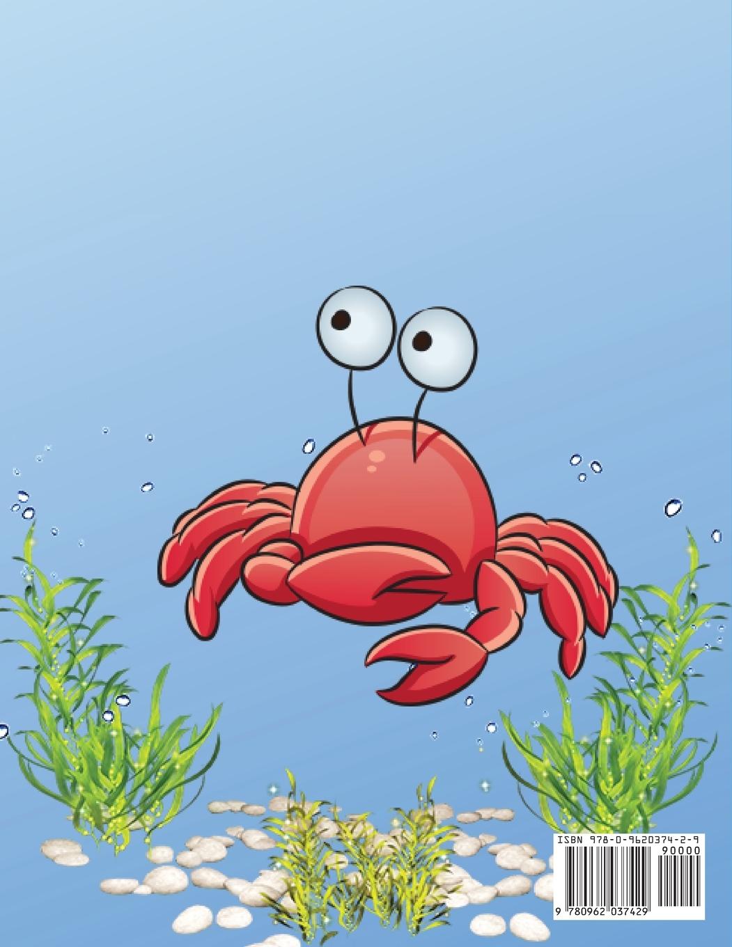 Rückseitencover Sea Creatures Coloring Book For Kids