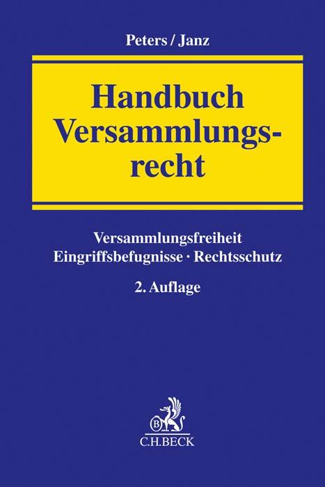Vorderes Coverbild Handbuch Versammlungsrecht