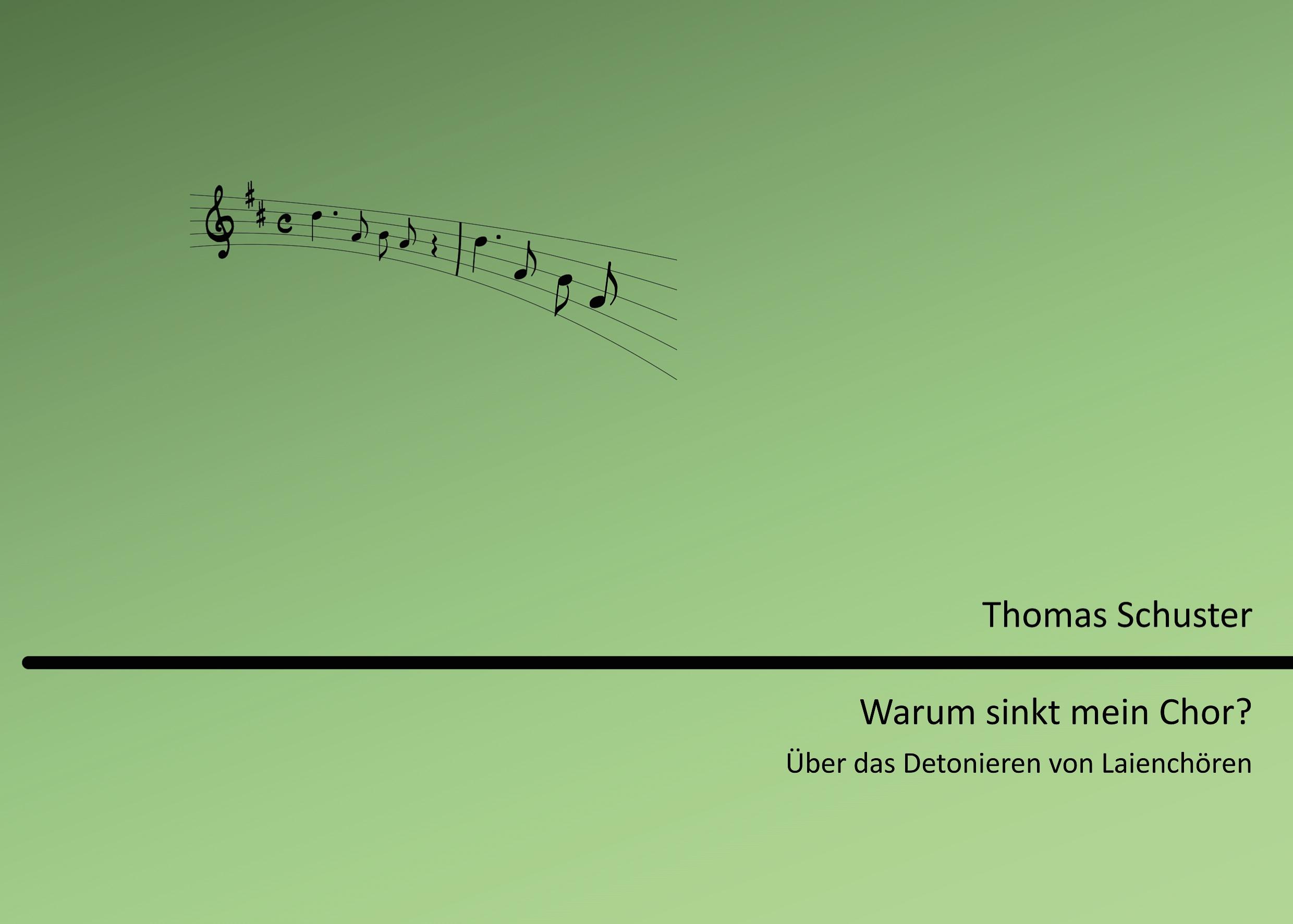 Vorderes Coverbild Warum sinkt mein Chor?