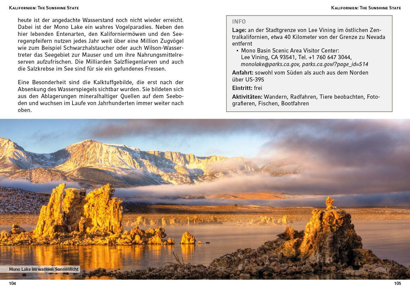 Beispielinhalt (Bild) USA - Naturparks im Westen