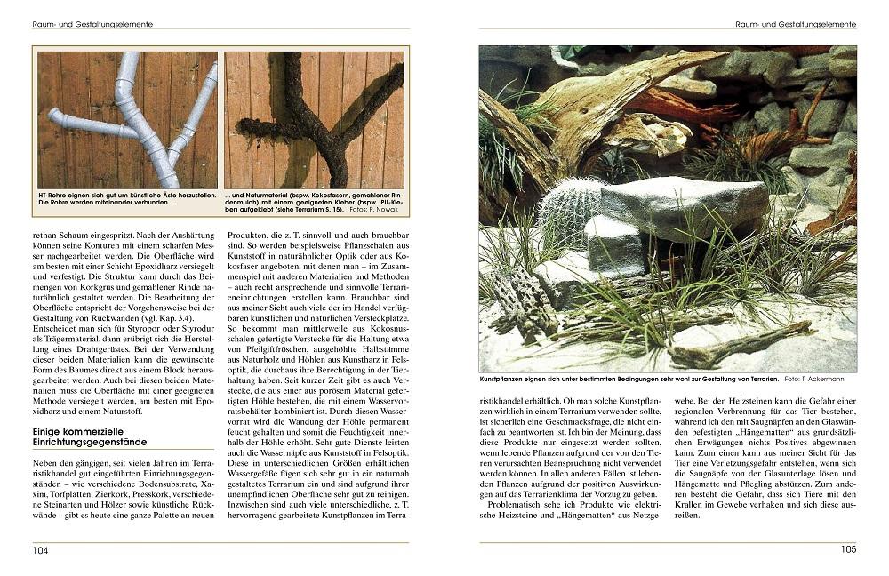 Beispielinhalt (Bild) Terrarieneinrichtung