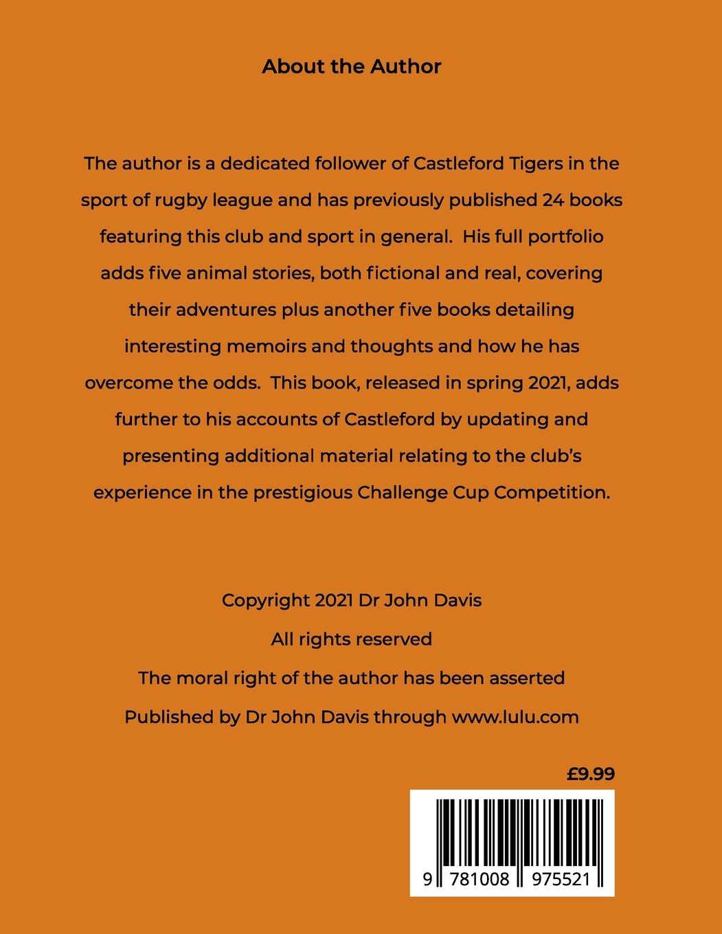 Rückseitencover Castleford's Challenge Cup History 1927-2020