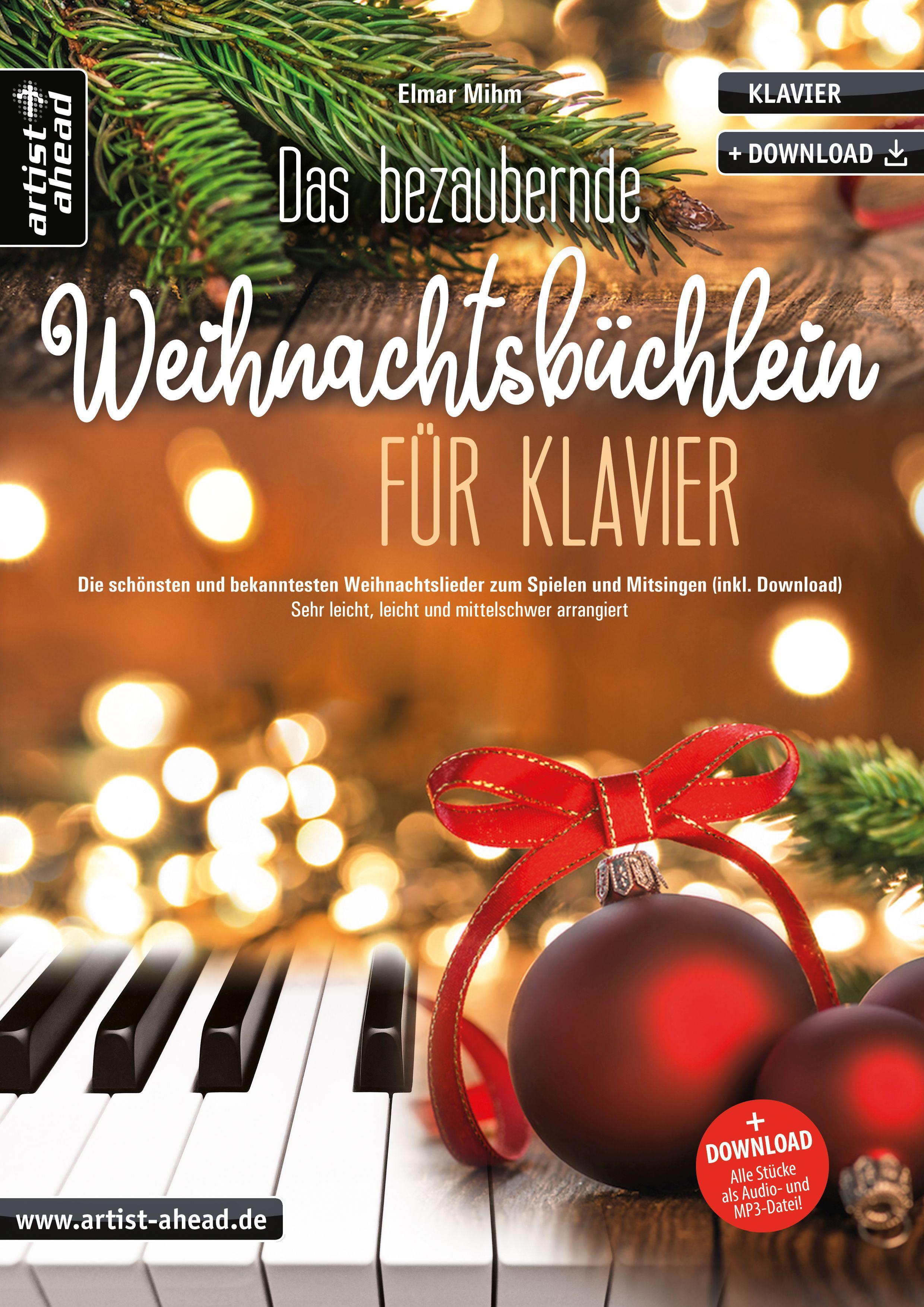 Vorderes Coverbild Das bezaubernde Weihnachtsbüchlein für Klavier