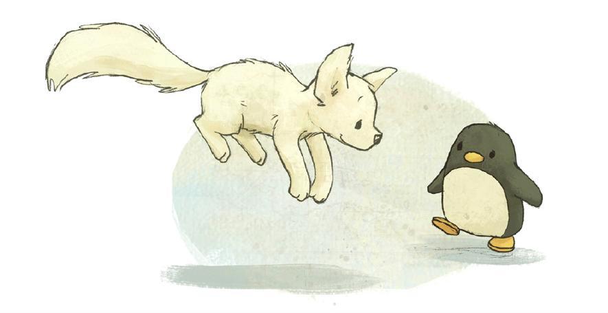 Beispielinhalt (Bild) POLAAH und der einsame PINGUIN