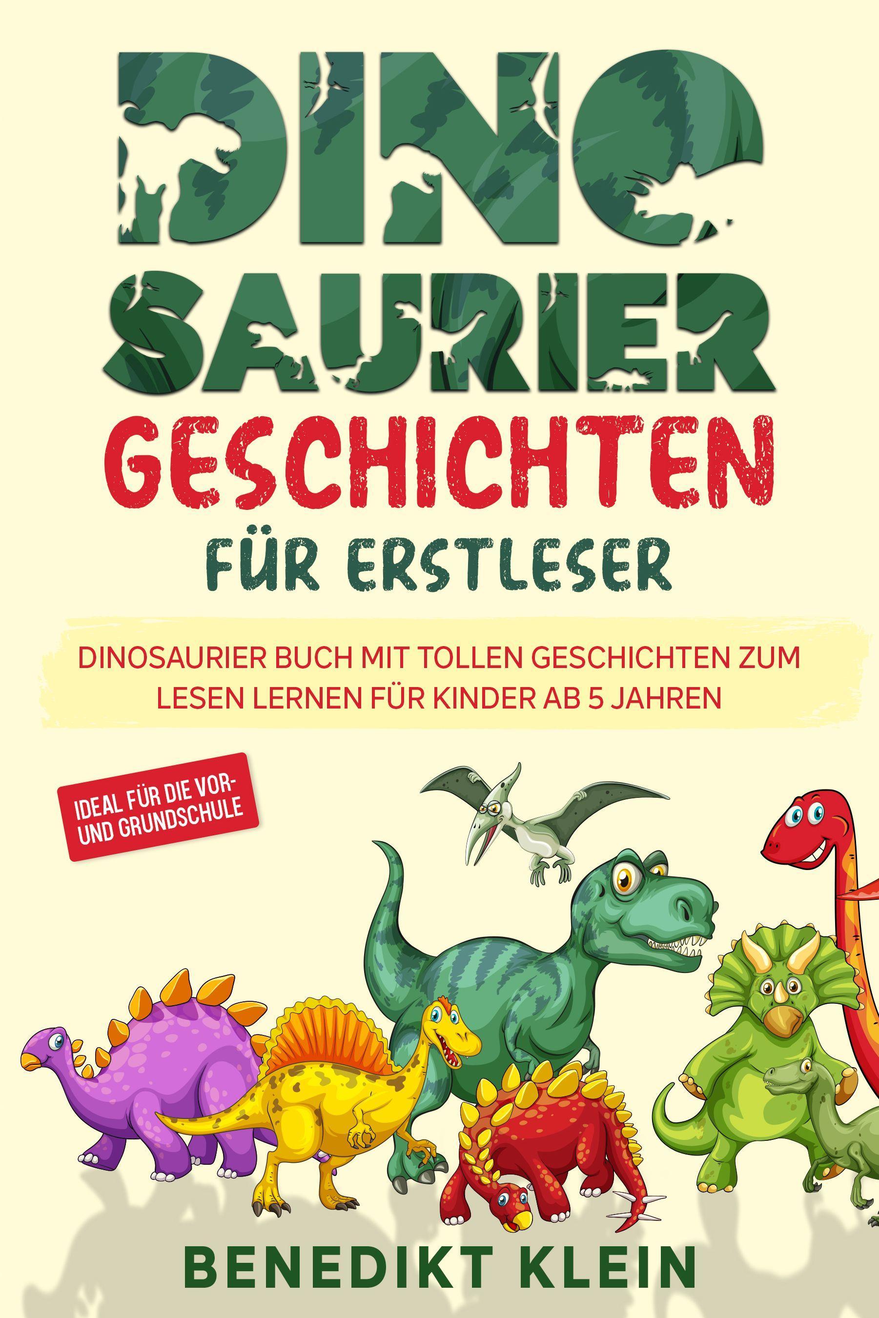 Vorderes Coverbild Dinosaurier Geschichten für Erstleser