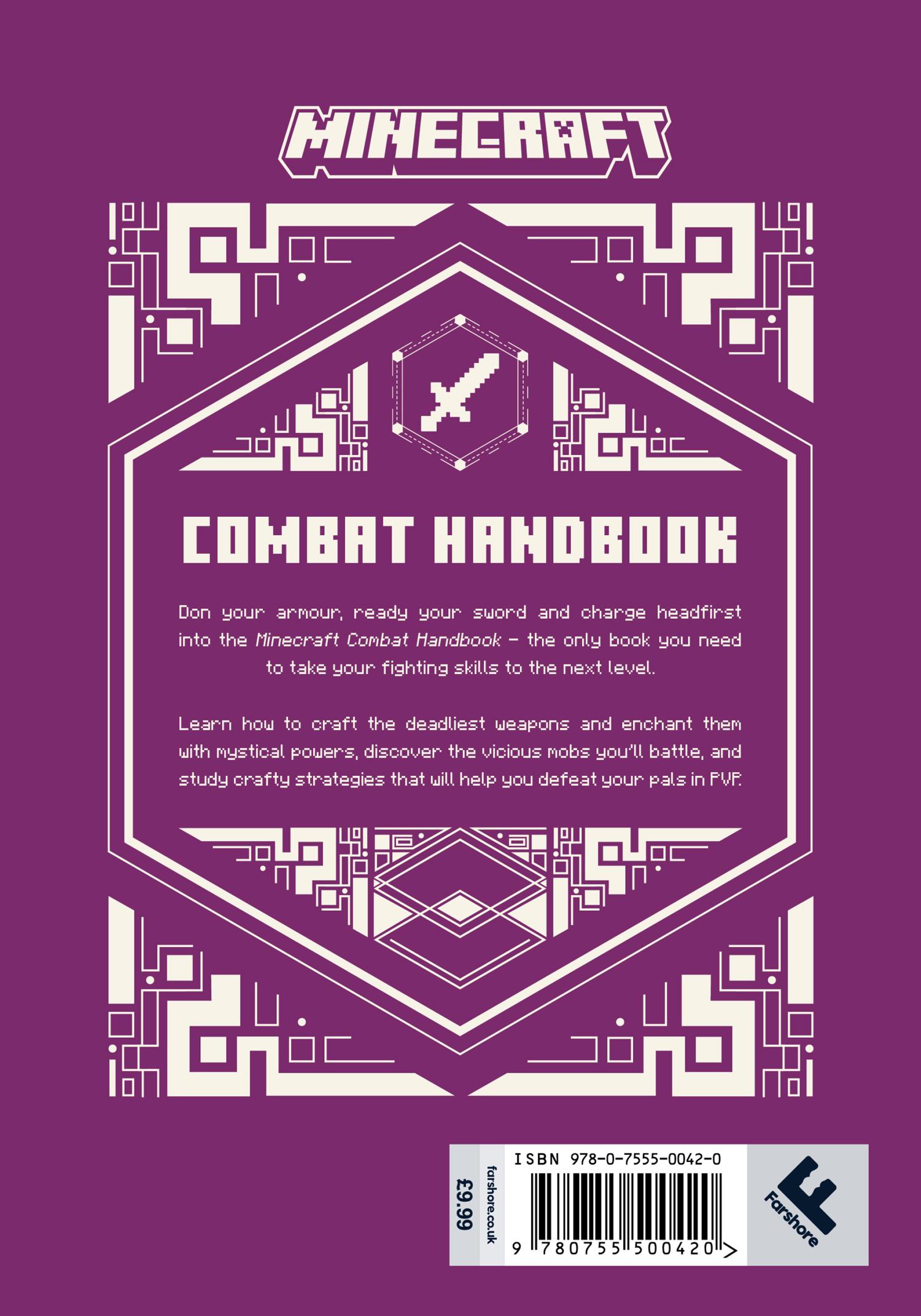 Rückseitencover All New Official Minecraft Combat Handbook