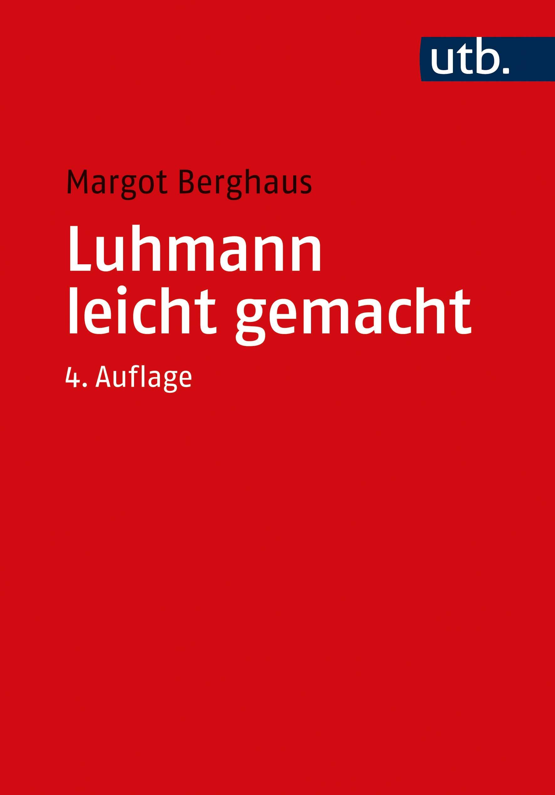 Vorderes Coverbild Luhmann leicht gemacht