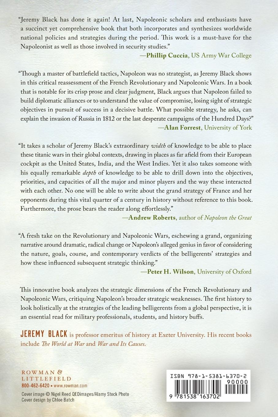 Rückseitencover French Revolutionary and Napoleonic Wars