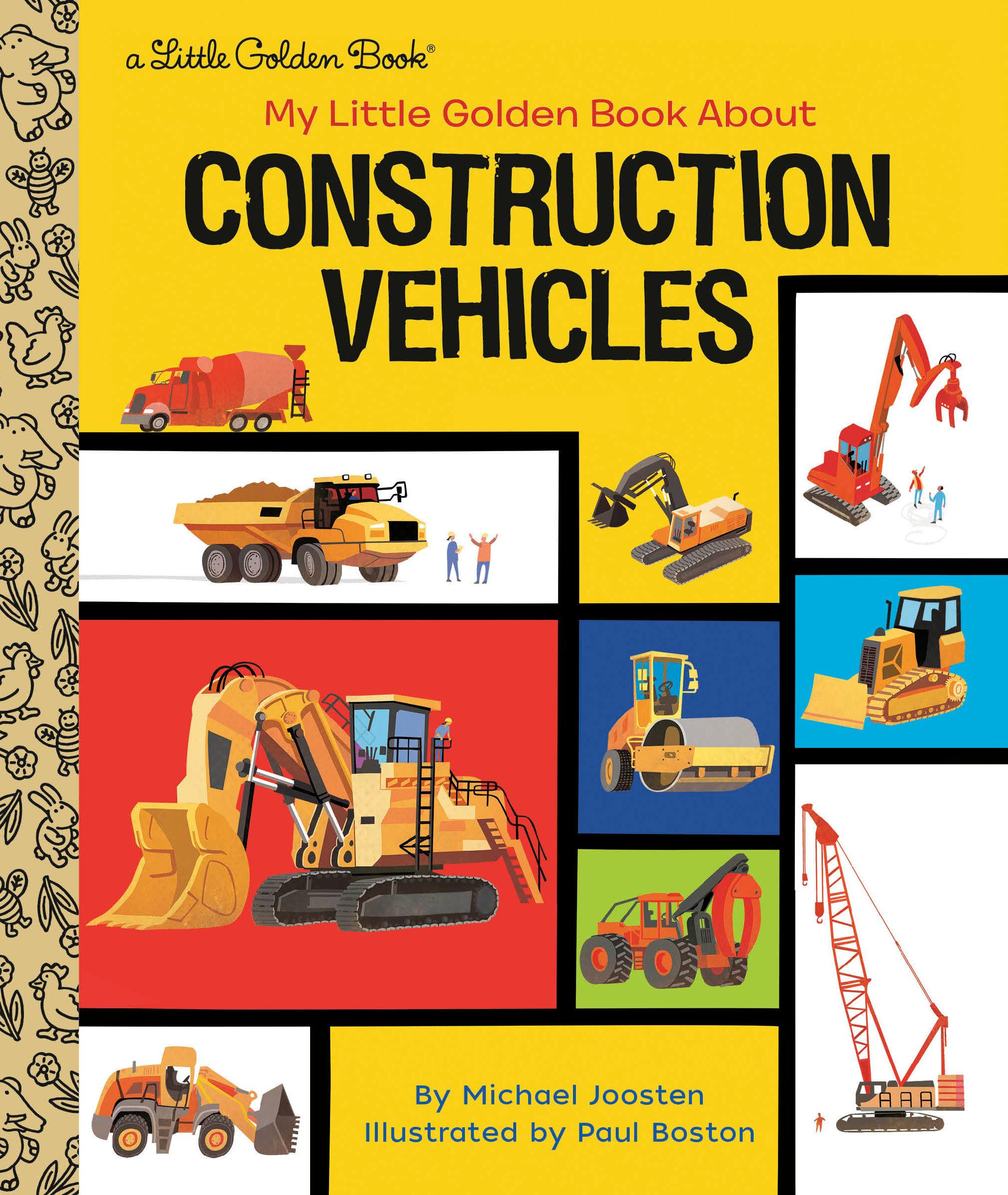 Vorderes Coverbild My Little Golden Book about Construction Vehicles