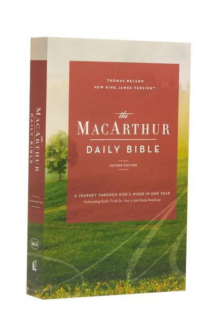 Vorderes Coverbild The Nkjv, MacArthur Daily Bible, 2nd Edition, Paperback, Comfort Print