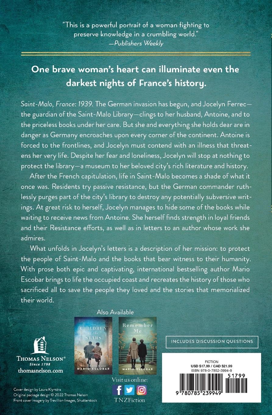 Rückseitencover The Librarian of Saint-Malo