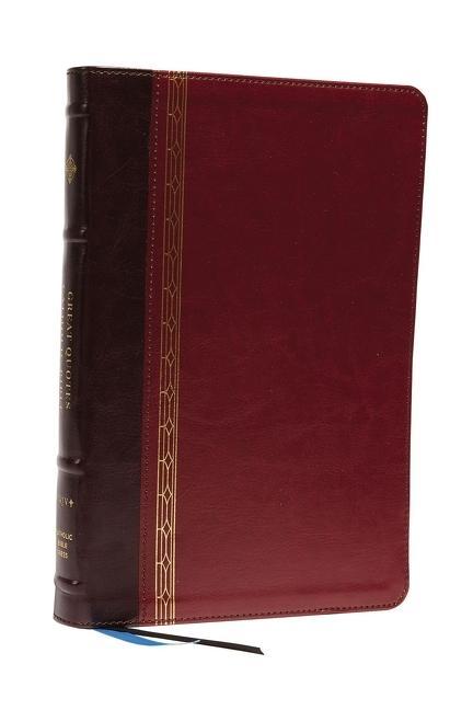 Vorderes Coverbild NRSVCE, Great Quotes Catholic Bible, Leathersoft, Burgundy, Comfort Print