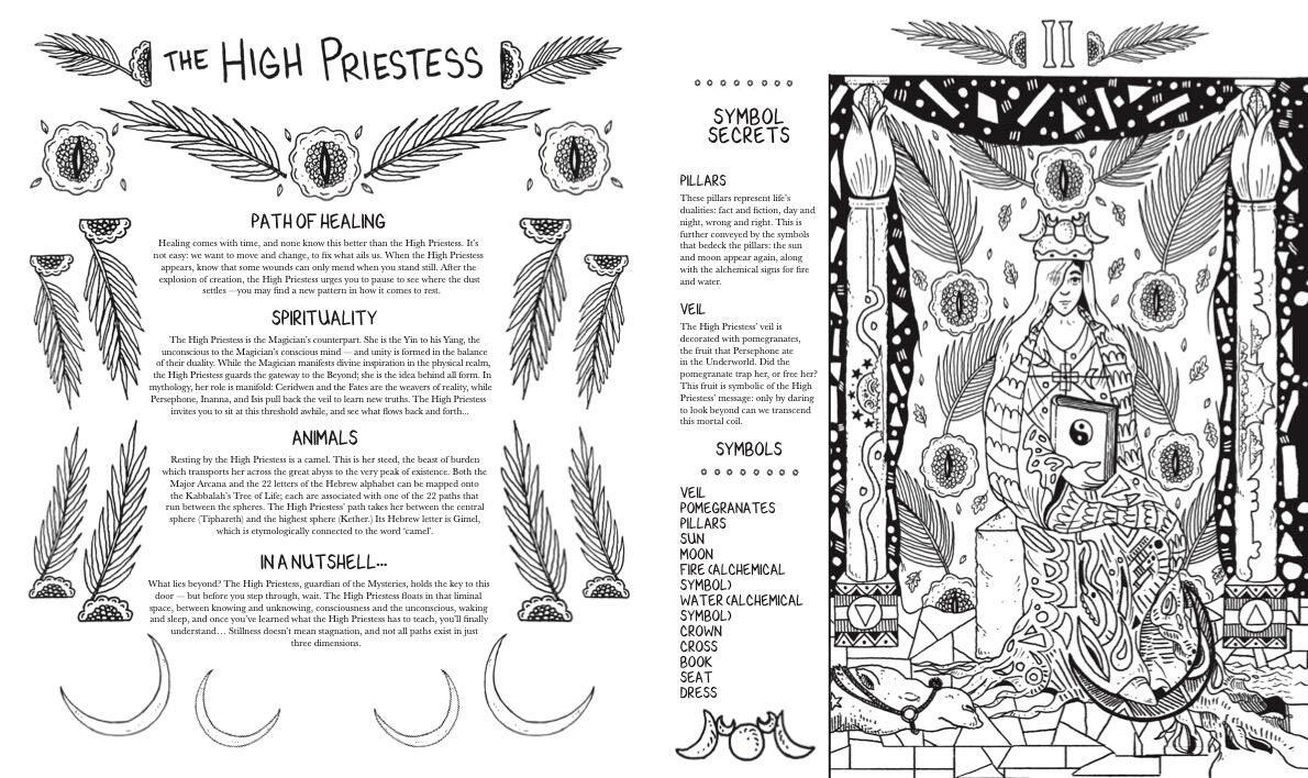 Beispielinhalt (Bild) The Luna Sol: Healing Through Tarot Guidebook