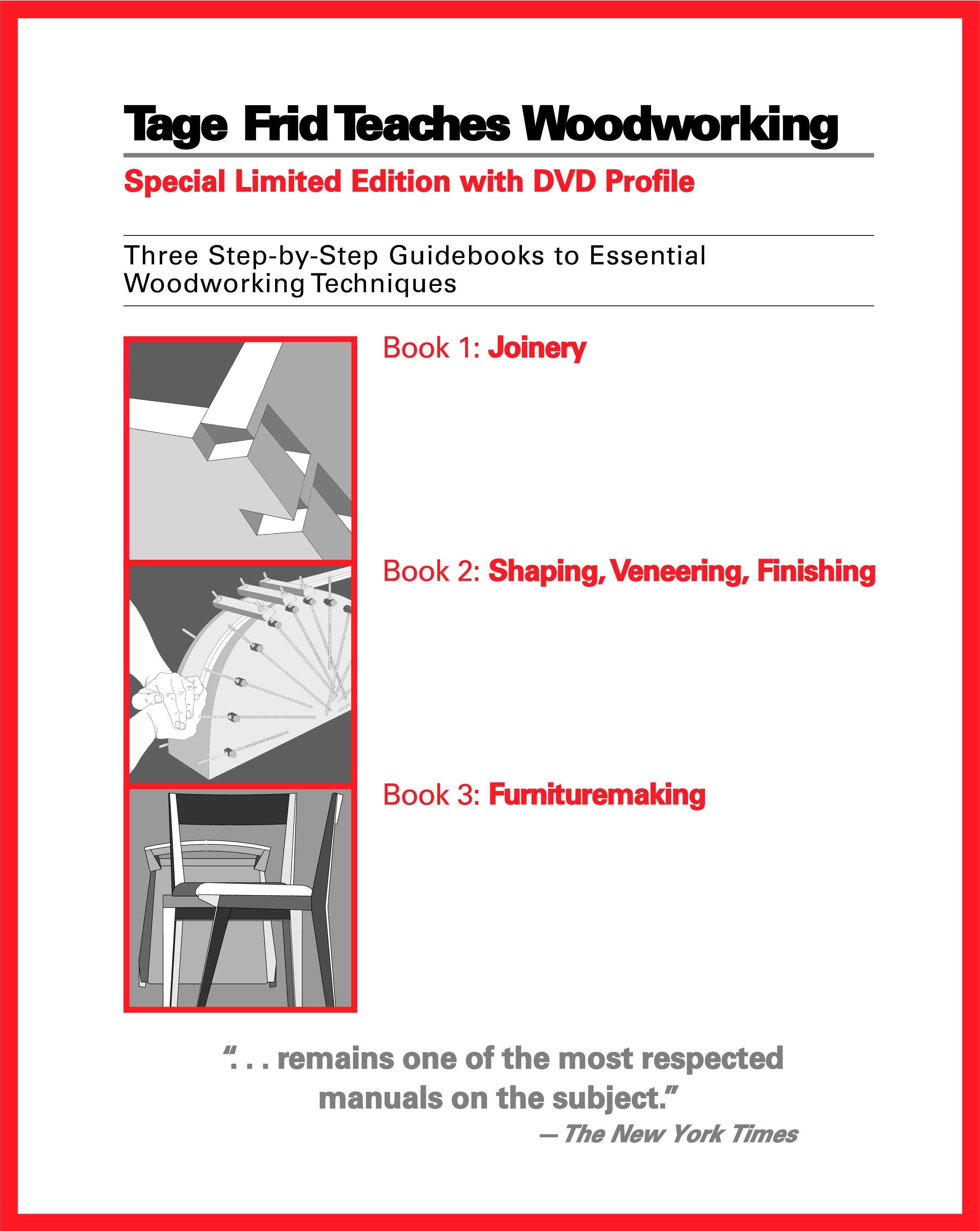 Vorderes Coverbild Tage Frid Teaches Woodworking