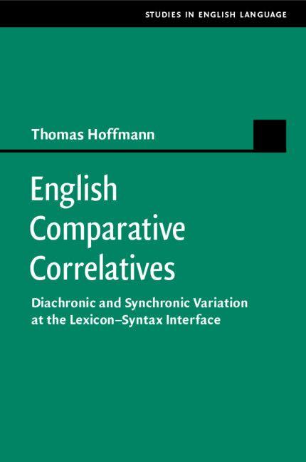 Vorderes Coverbild English Comparative Correlatives