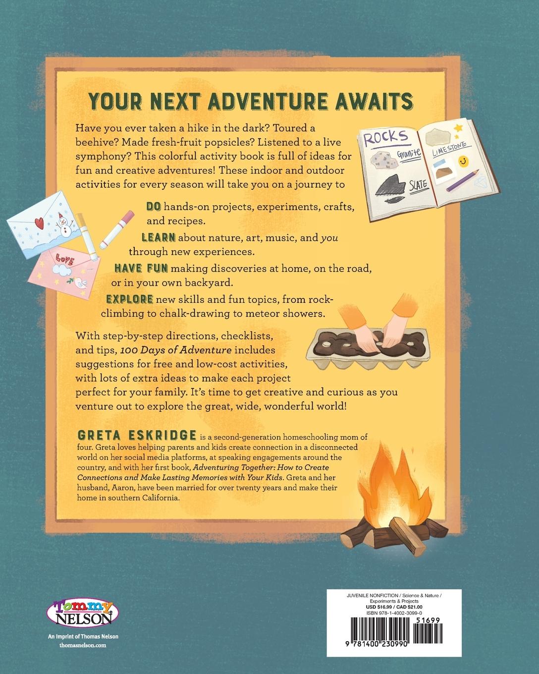 Rückseitencover 100 Days of Adventure | Softcover