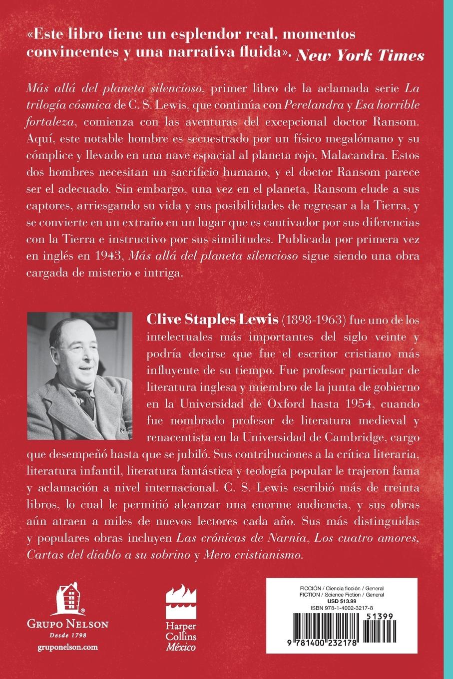 Rückseitencover La M¿¿s All¿¿ del Planeta Silencioso