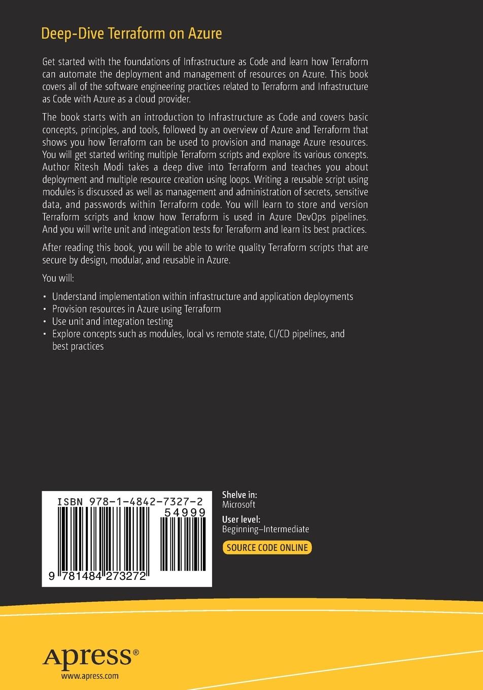 Rückseitencover Deep-Dive Terraform on Azure