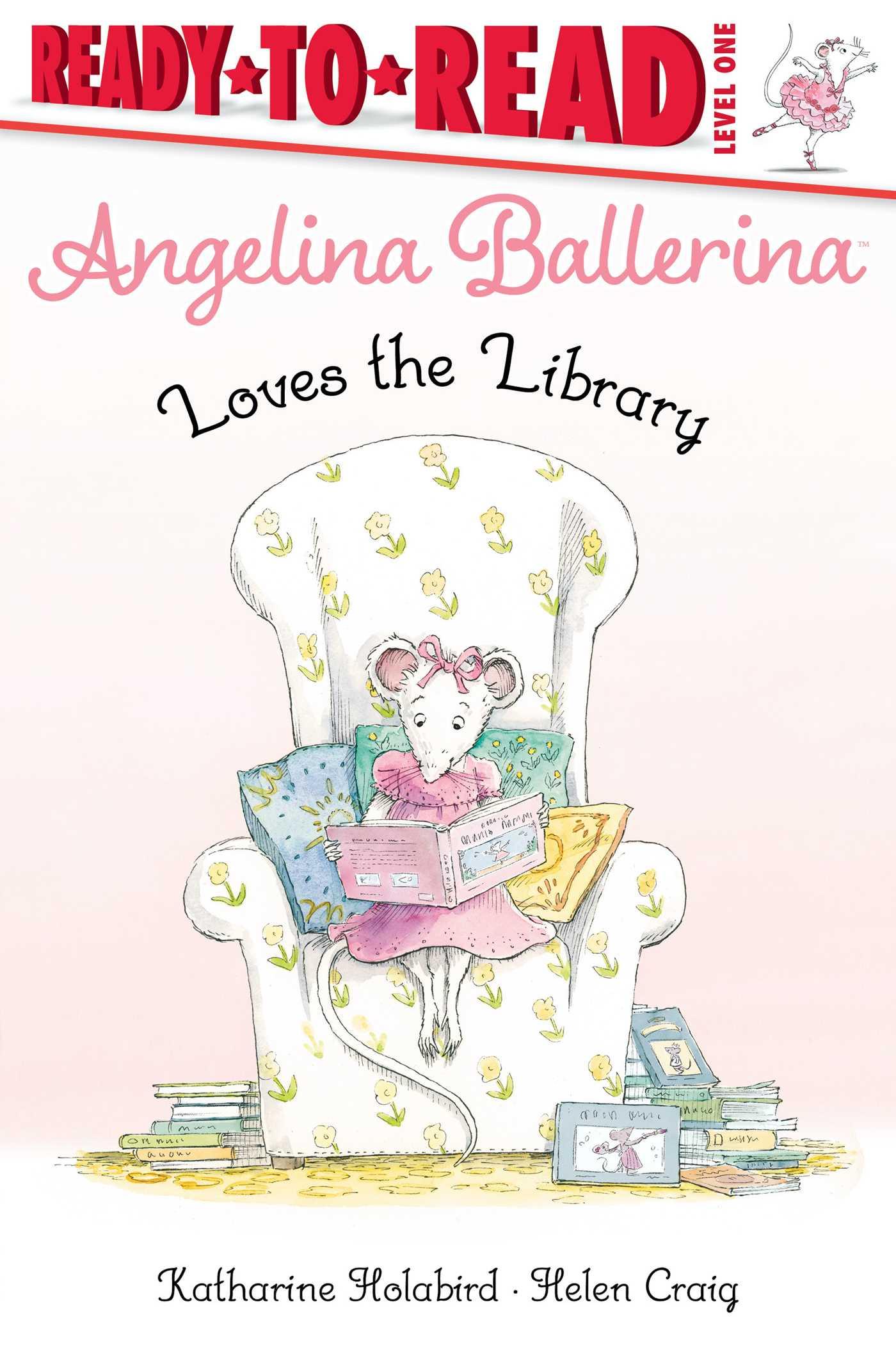 Vorderes Coverbild Angelina Ballerina Loves the Library