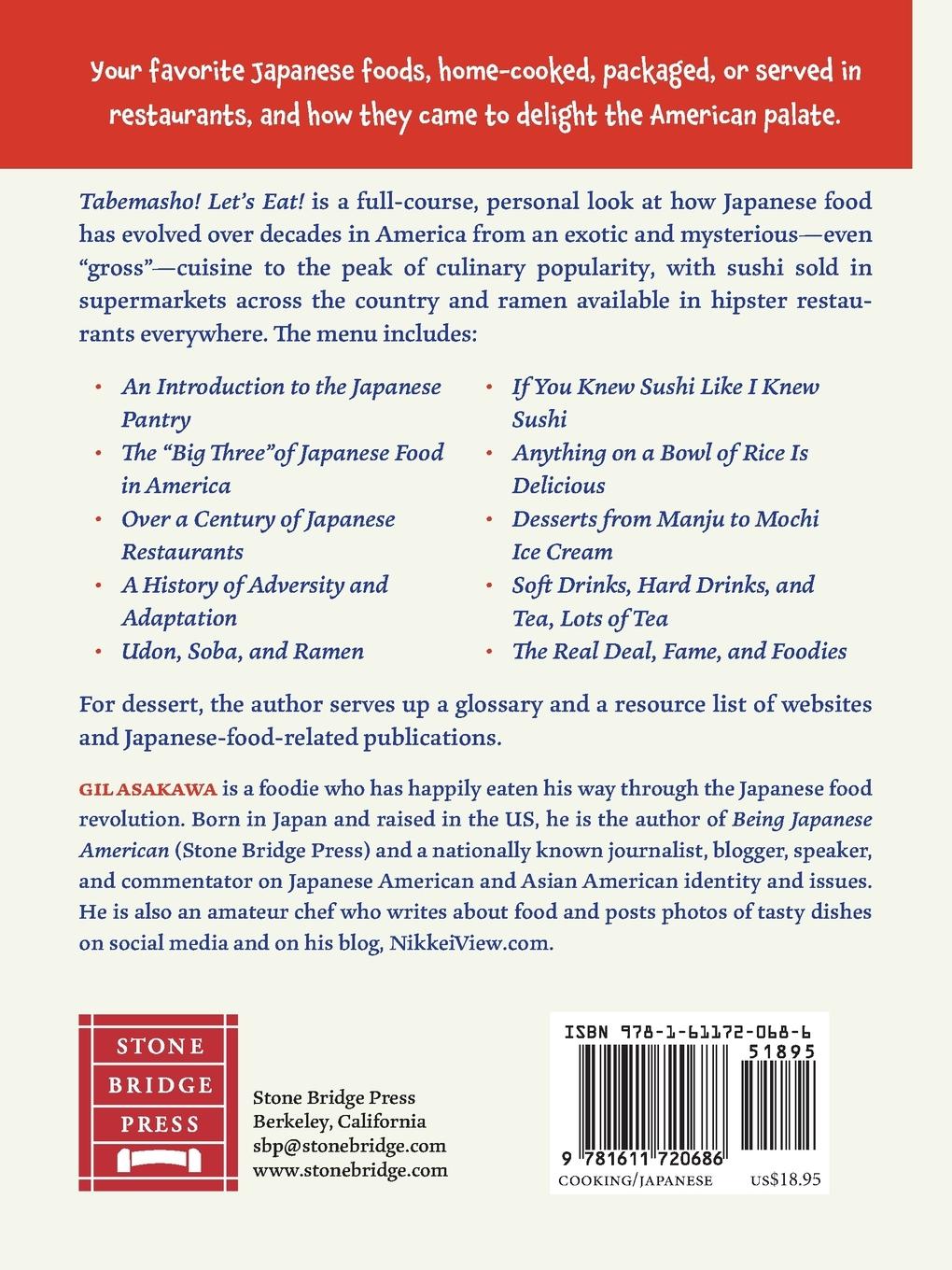 Rückseitencover Tabemasho! Let's Eat!