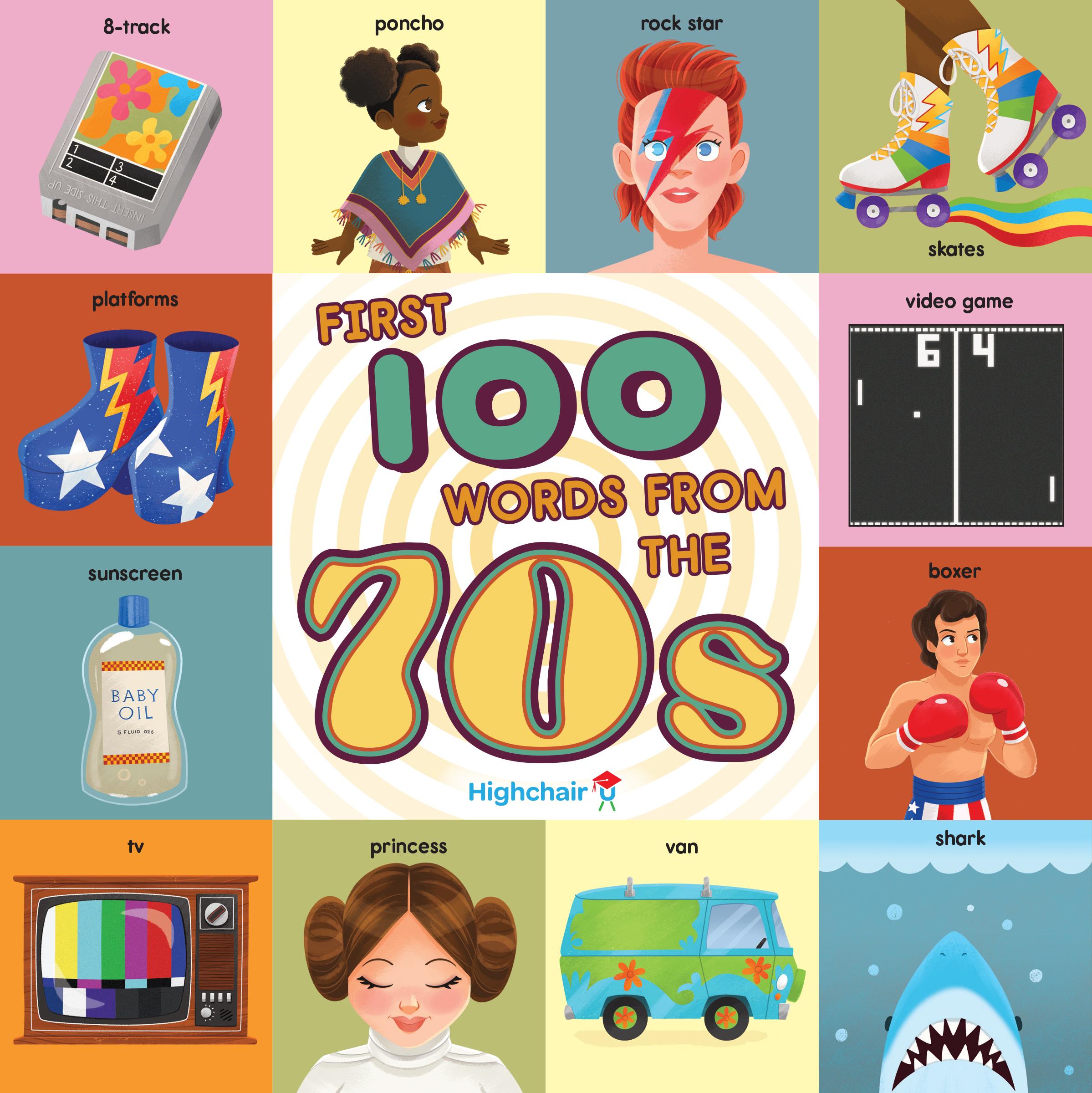 Vorderes Coverbild First 100 Words From the 70s