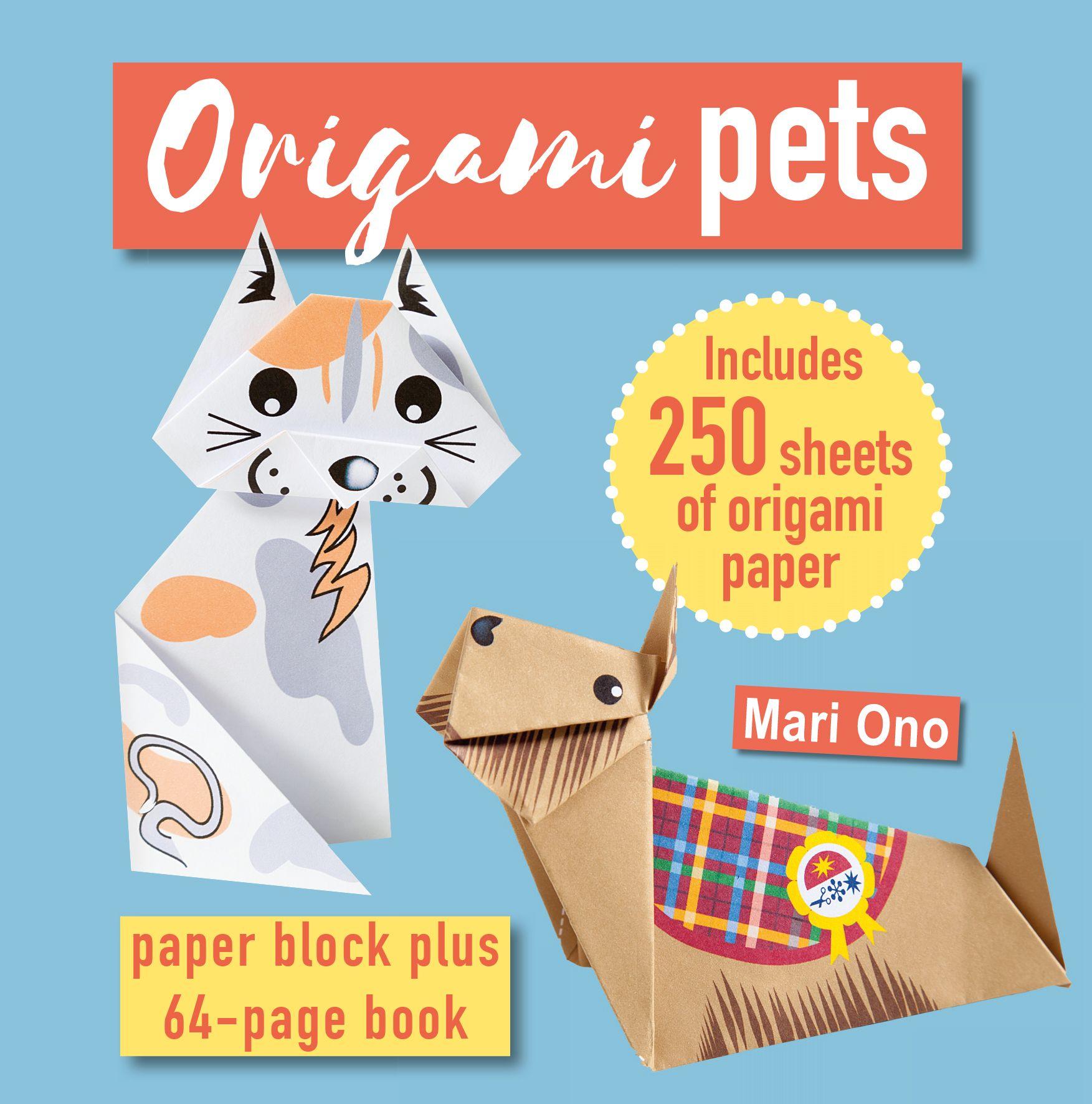 Vorderes Coverbild Origami Pets: Paper Block Plus 64-Page Book