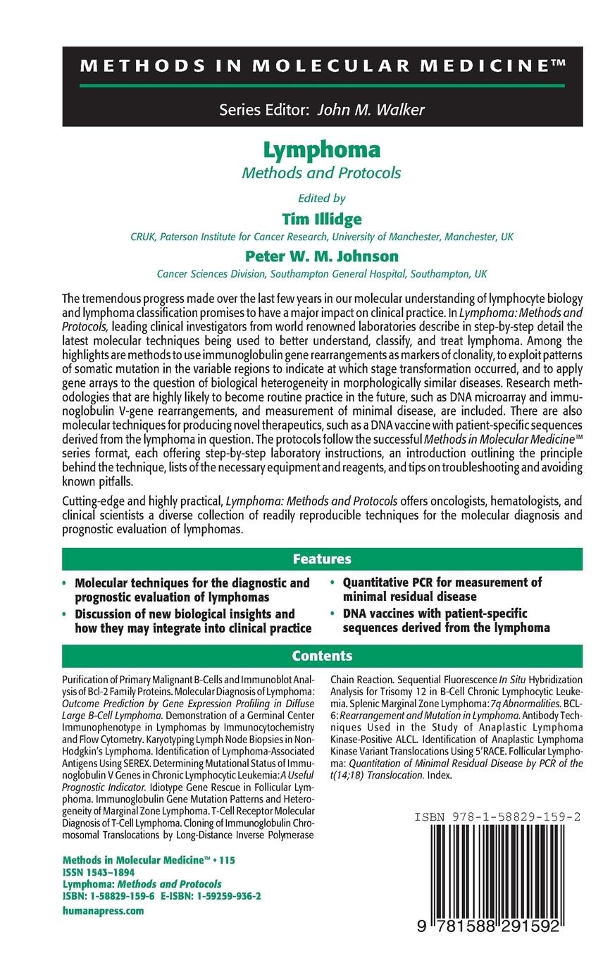 Rückseitencover Lymphoma