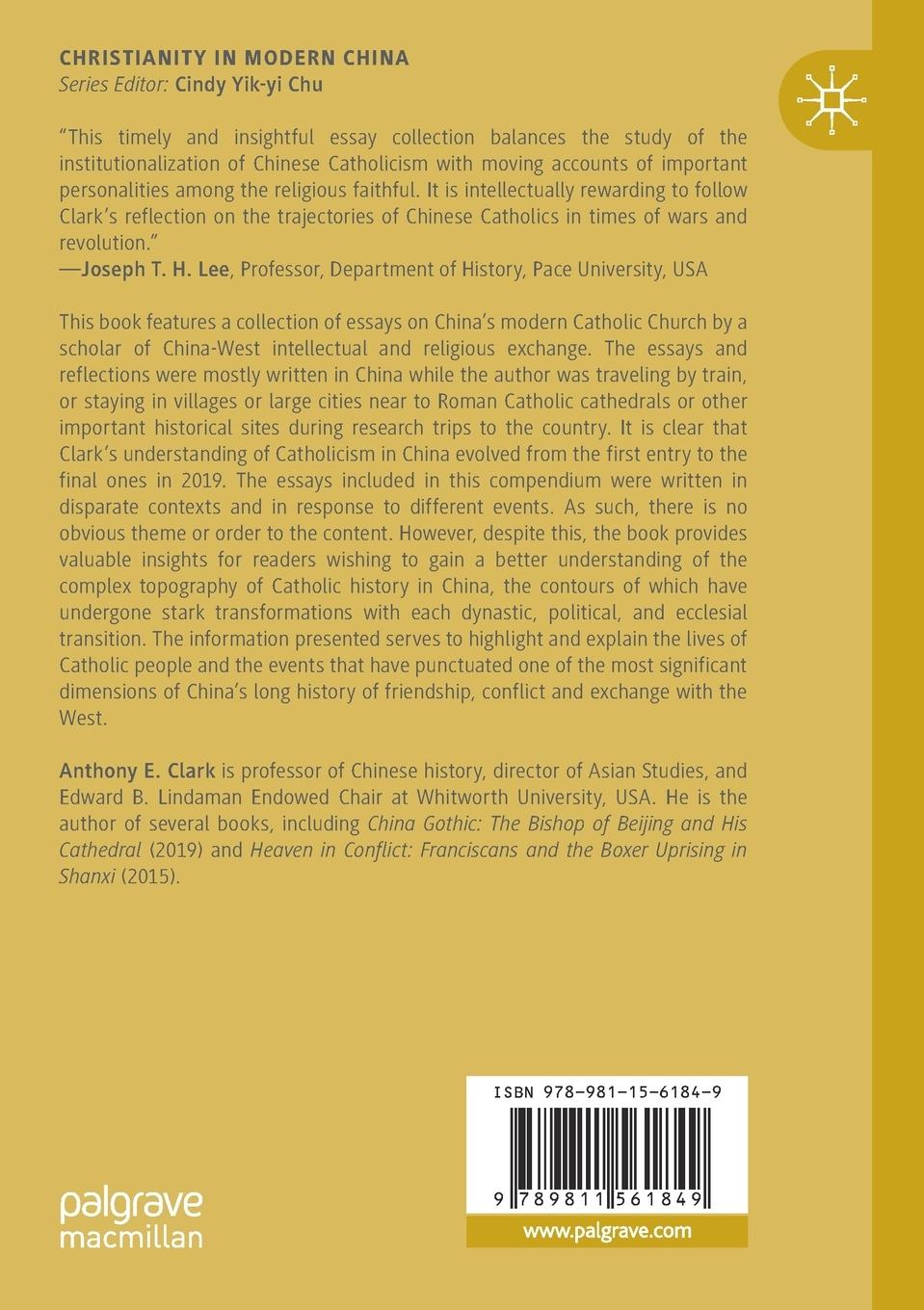 Rückseitencover China's Catholics in an Era of Transformation