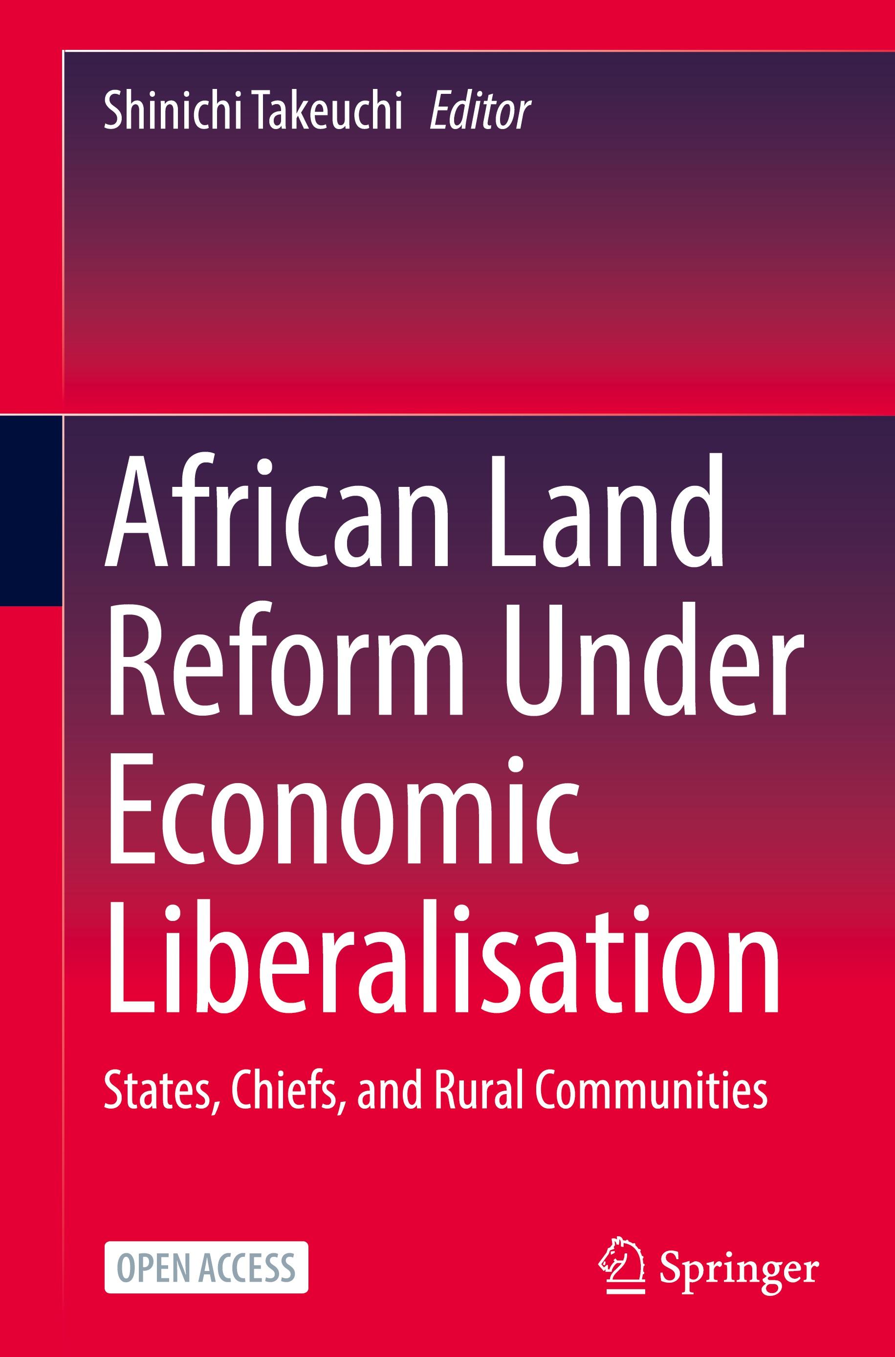 Vorderes Coverbild African Land Reform Under Economic Liberalisation