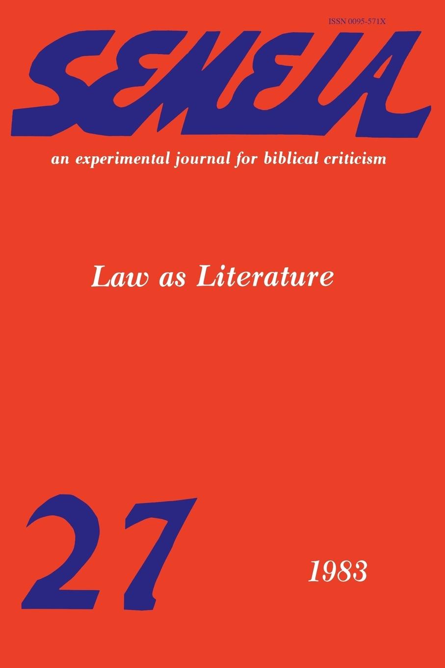 Vorderes Coverbild Semeia 27