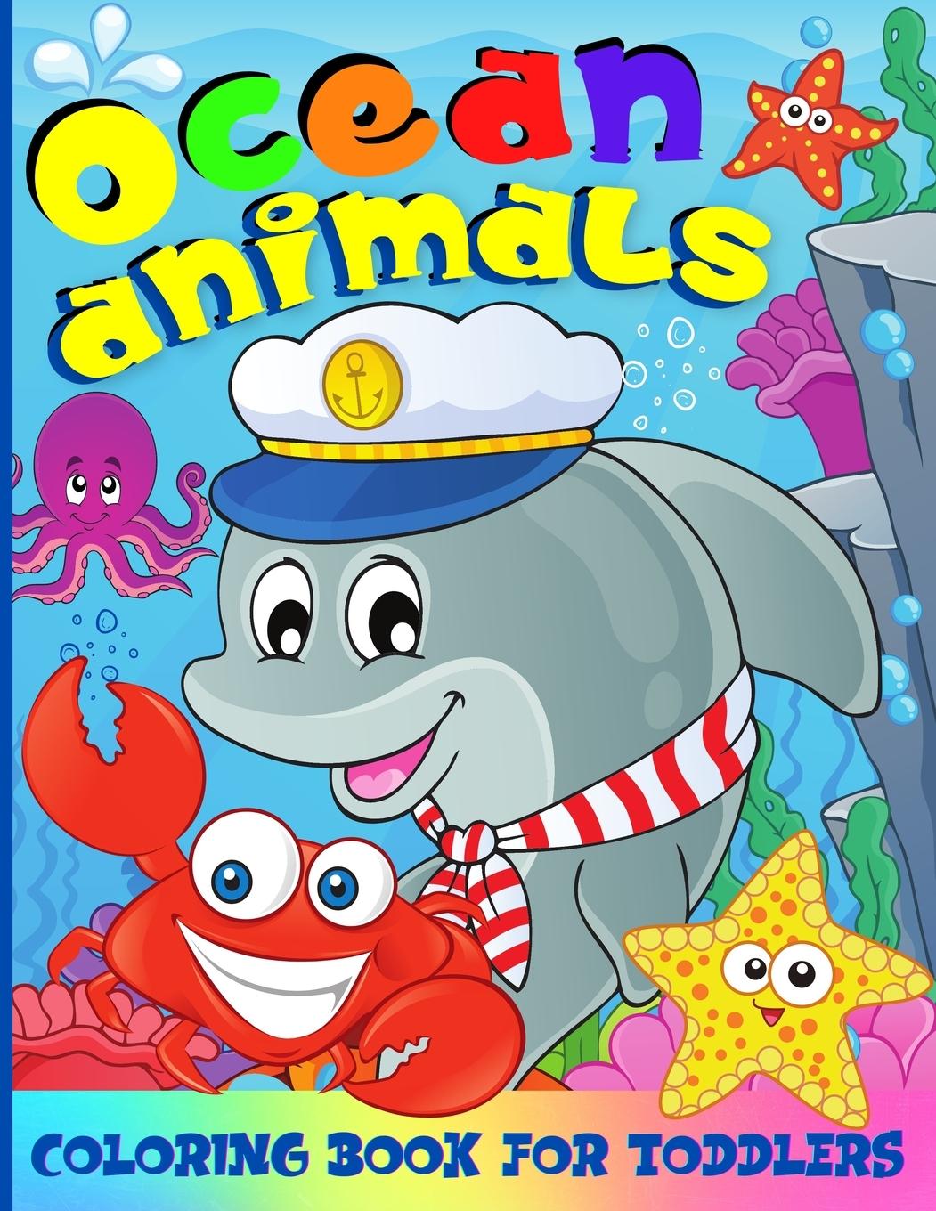 Vorderes Coverbild Ocean Coloring Book For Kids