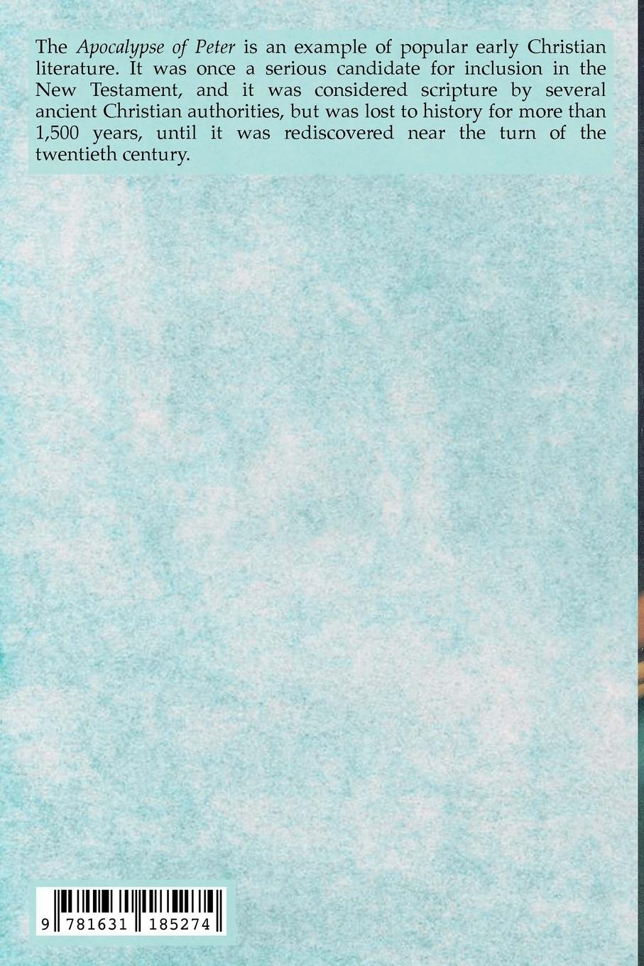Rückseitencover The Apocalypse of Peter