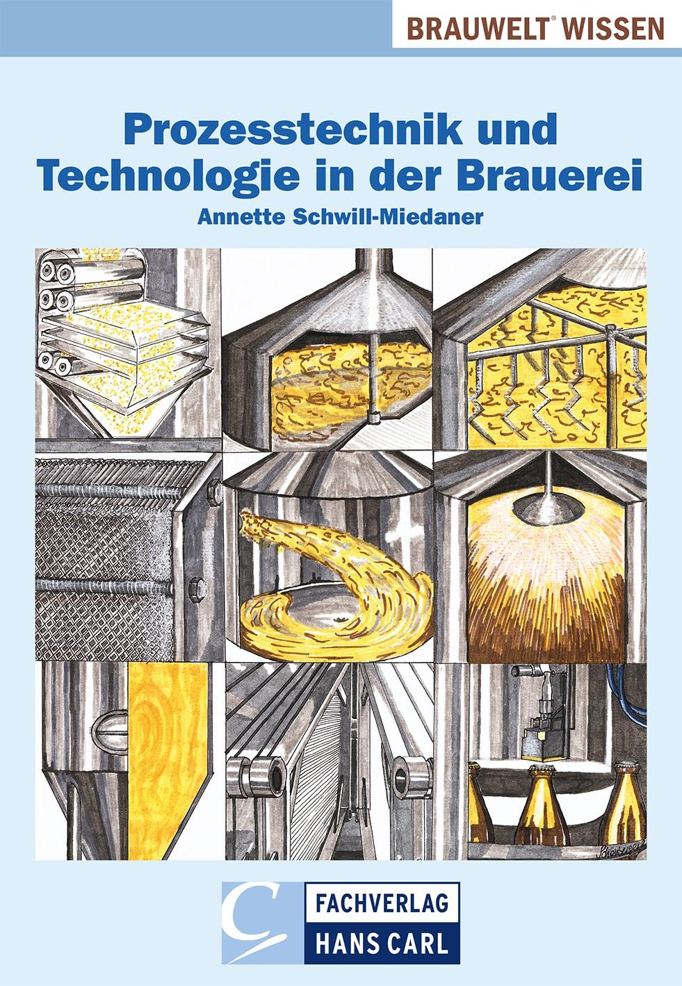 Vorderes Coverbild Prozesstechnik und Technologie in der Brauerei