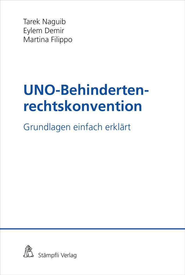 Vorderes Coverbild UNO-Behindertenrechtskonvention