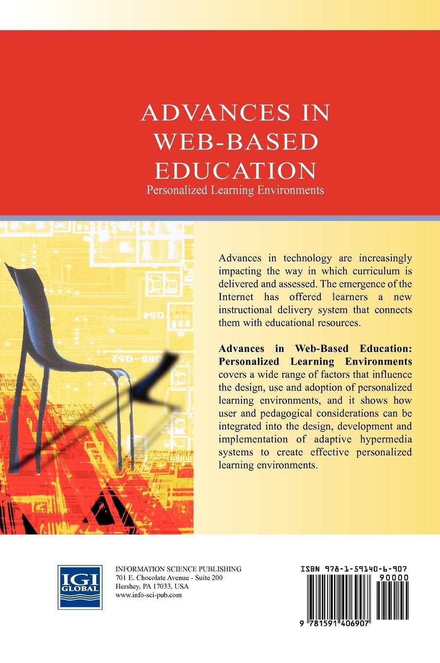 Rückseitencover Advances in Web-Based Education