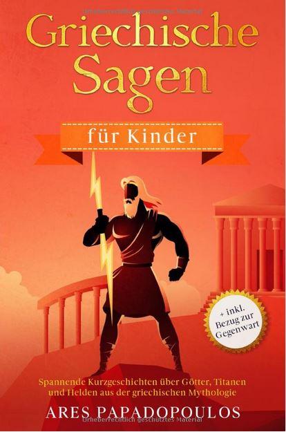 Vorderes Coverbild Griechische Sagen für Kinder