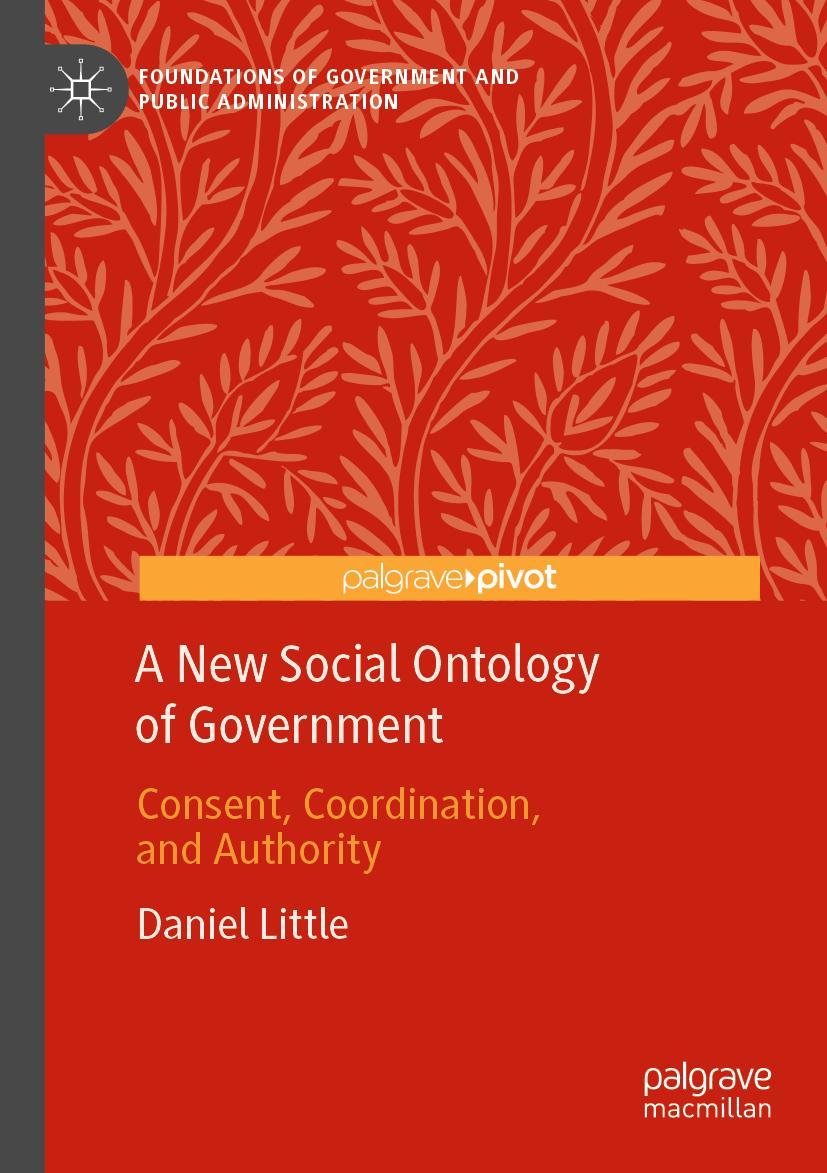 Vorderes Coverbild A New Social Ontology of Government