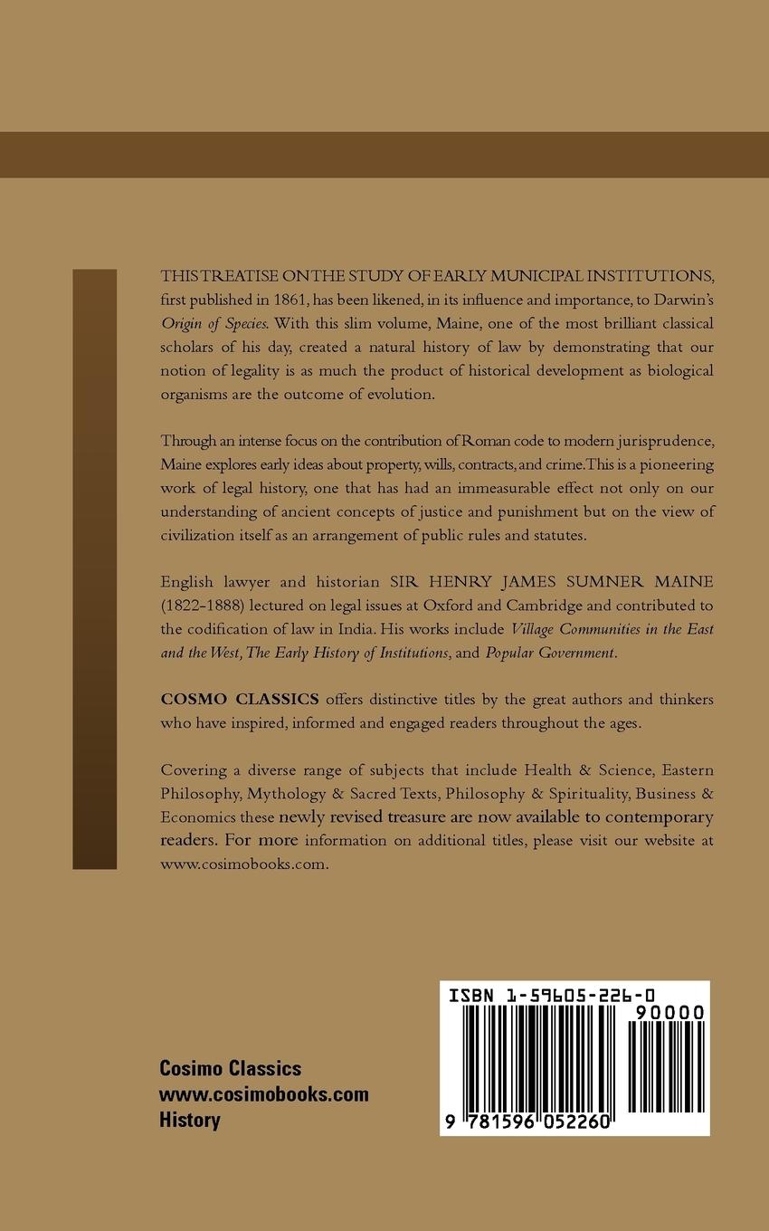 Rückseitencover Ancient Law