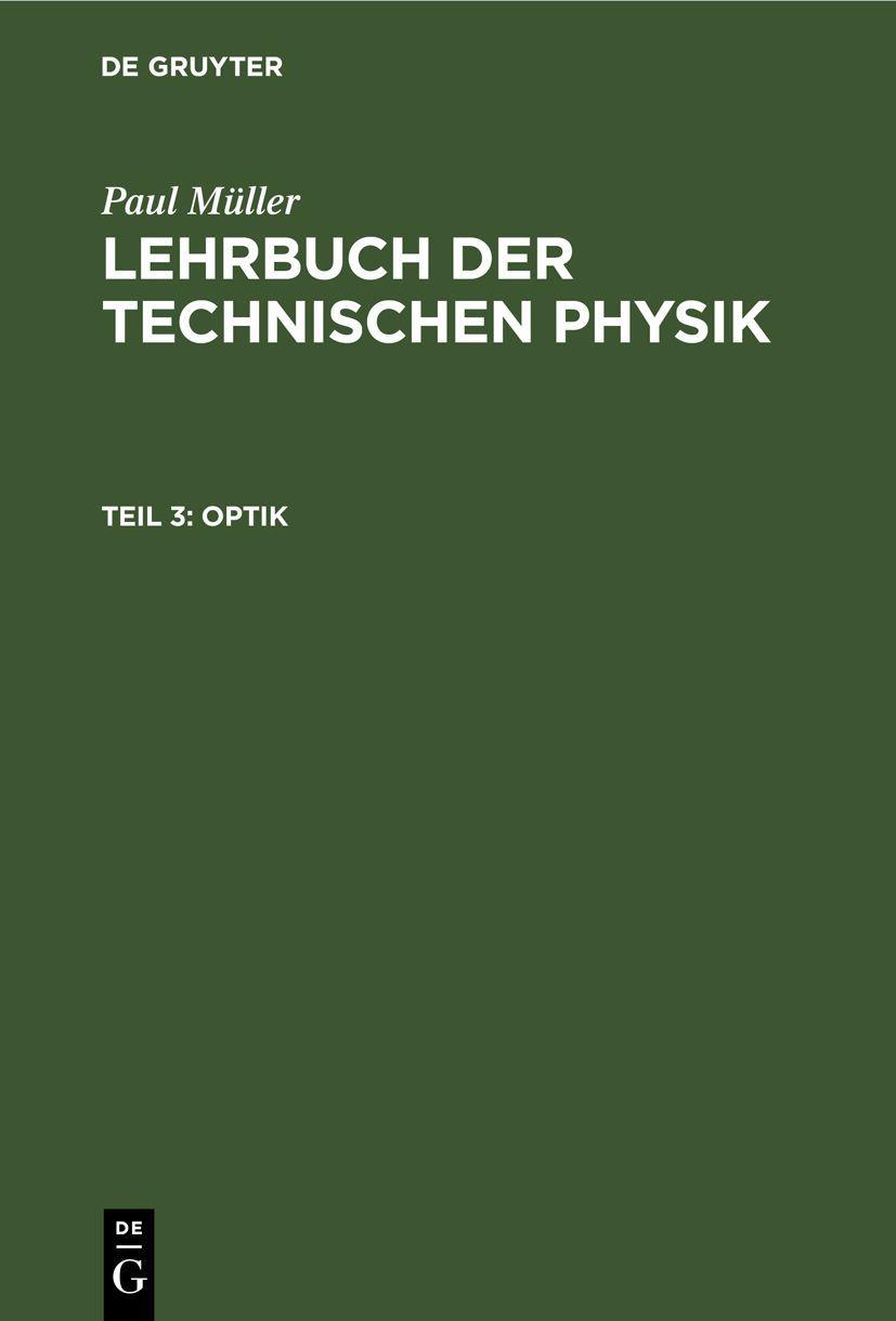Vorderes Coverbild Optik