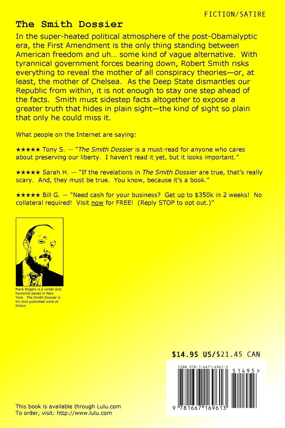 Rückseitencover The Smith Dossier