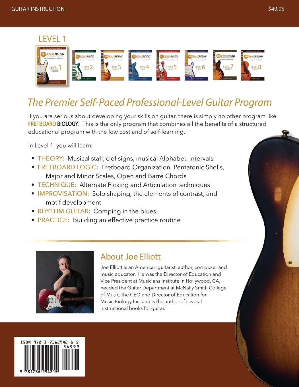 Rückseitencover Fretboard Biology - Level 1